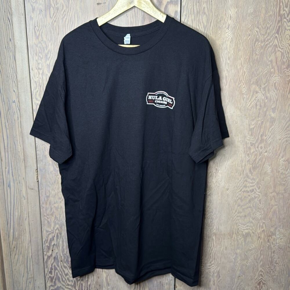 NWOT Kona Coffee Flavor HULA GIRL CIGARS Aloha from Hawaii Black T-Shirt XL
